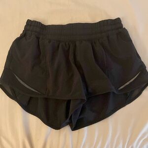 Lululemon Black Hotty Hot Shorts Size 4